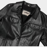 GIACCA IN PELLE A CAMICIA