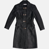 Cappotto Versace effetto lurex