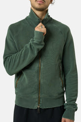 Dsquared2 Felpa verde uomo vintage second hand, fronte