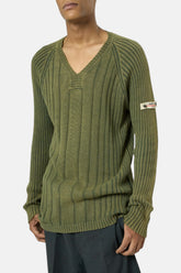 Dolce & Gabbana Maglioncino verde uomo vintage second hand, fronte
