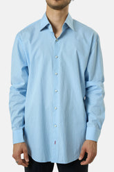 Tommy Hilfiger Camicia celeste uomo vintage second hand, fronte