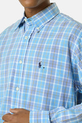 Ralph Lauren Camicia azzurro uomo vintage second hand, fronte