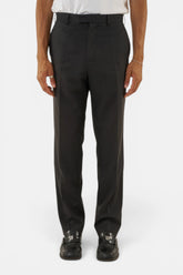 Louis Vuitton pantalone sartoriale dark brown grey, vista frontale