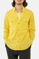 Trussardi Jeans camicia yellow, vista frontale