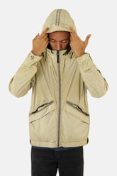 Stone Island Membrana Jacket beige/green, vista frontale