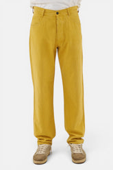 Stone Island pantalone yellow mustard, vista frontale