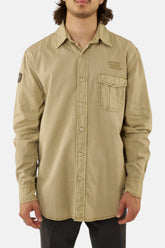 Napapijri camicia safari beige, vista frontale