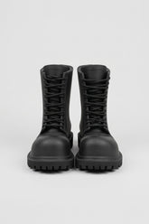 Balenciaga stivali neri unisex vintage, fronte