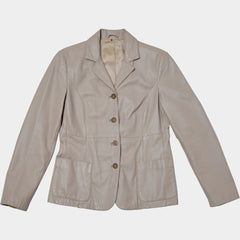 GIACCA BLAZER IN PELLE