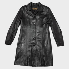 TRENCH IN VERA PELLE