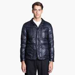 Piumino Moncler Blu Navy Vintage