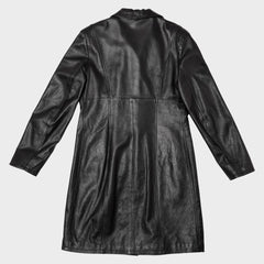 TRENCH IN VERA PELLE