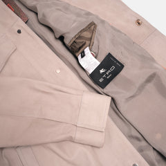 Giacca Camicia Etro in Pelle