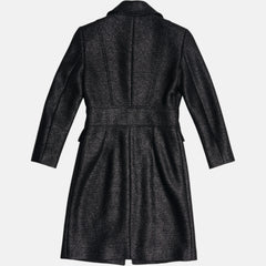 Cappotto Versace effetto lurex