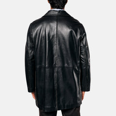 Giacca Lunga Scout in Vera Pelle