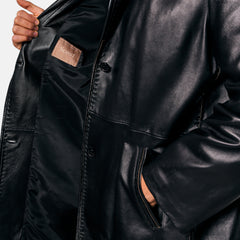 Giacca Lunga Scout in Vera Pelle