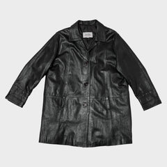 TRENCH CORTO IN VERA PELLE