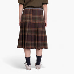 Gonna a pieghe tartan