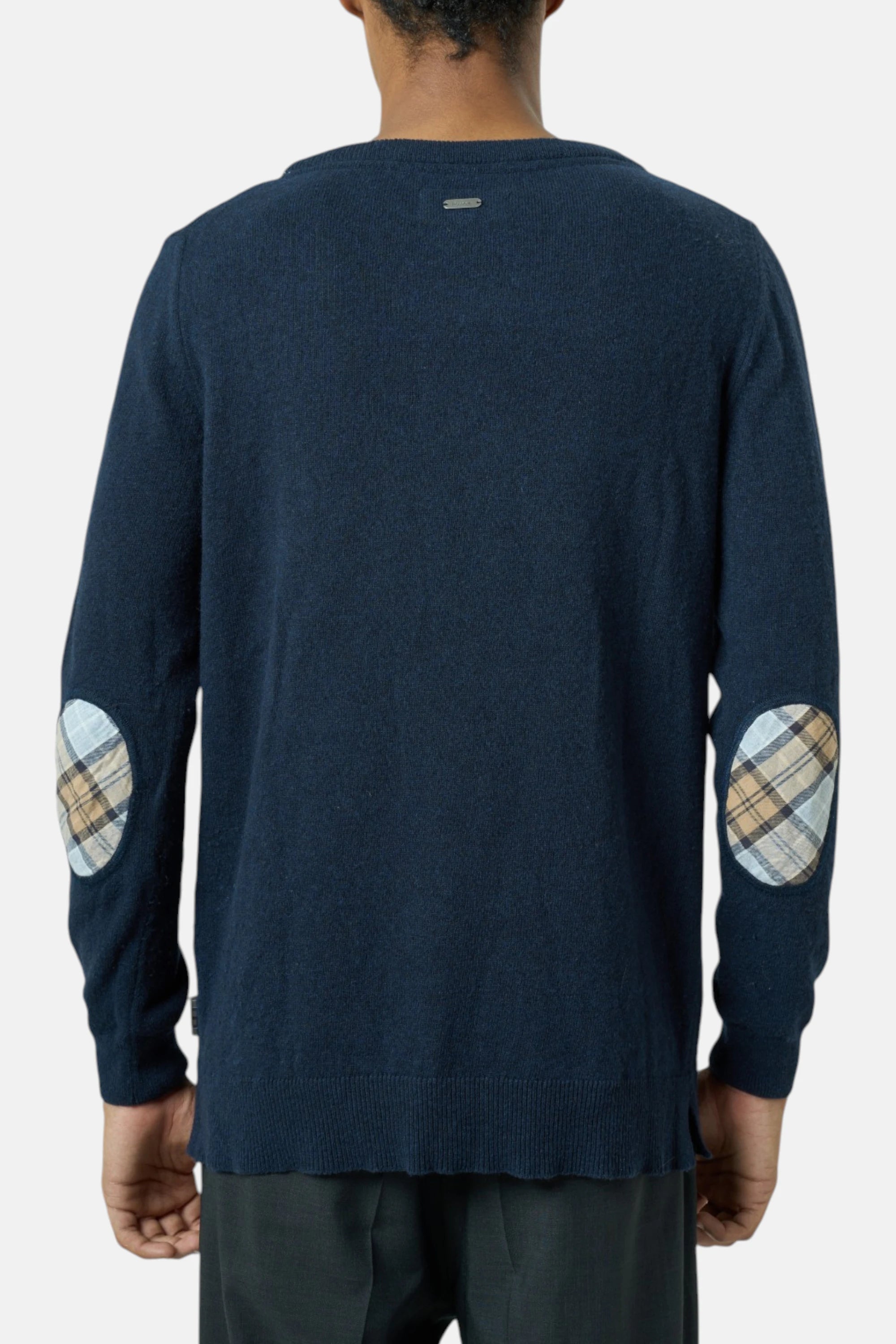 Barbour Maglioncino blu navy uomo vintage second hand, retro