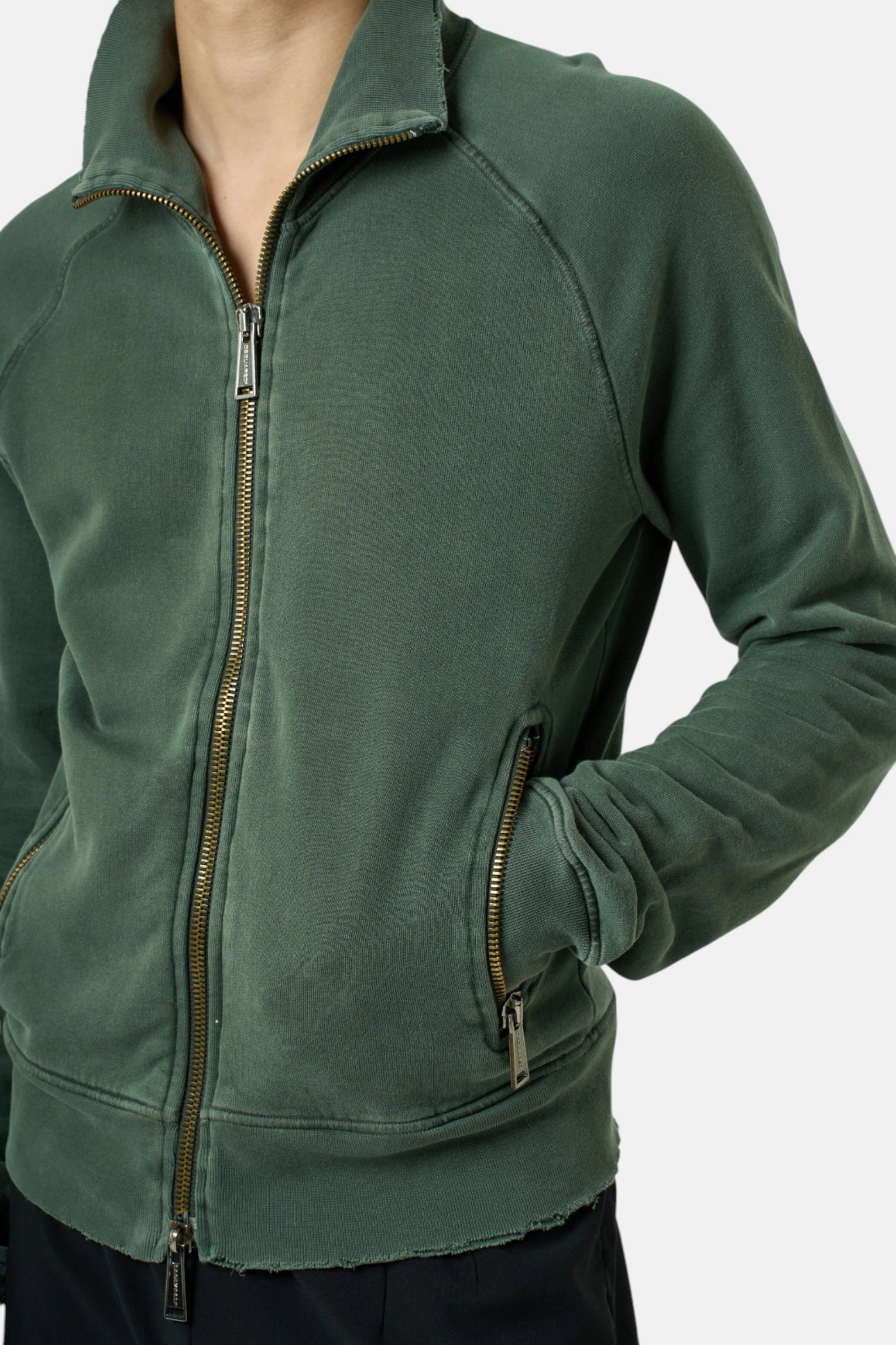 Dsquared2 Felpa verde uomo vintage second hand, retro