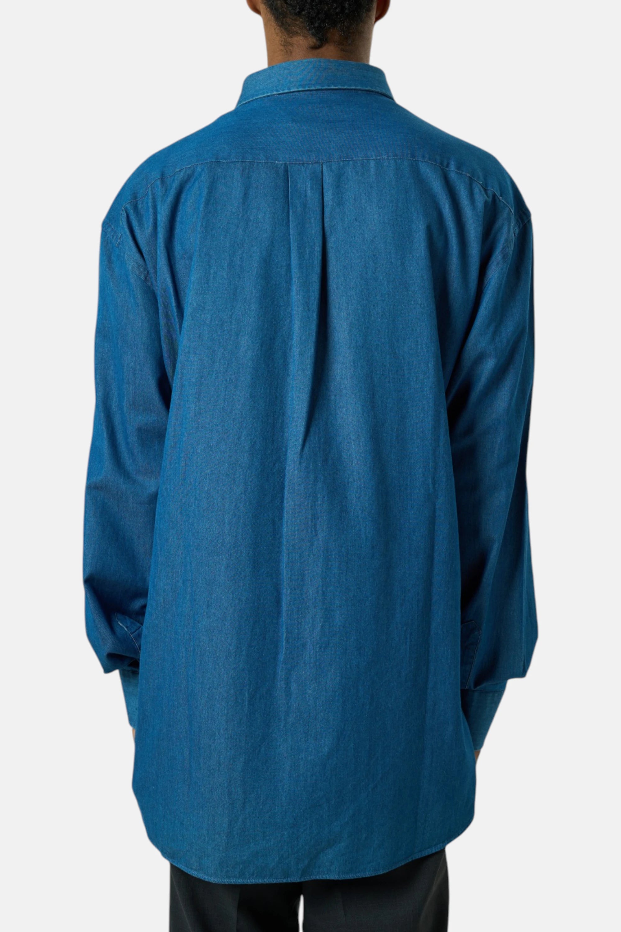 Oteri Camicia denim uomo vintage second hand, dettaglio