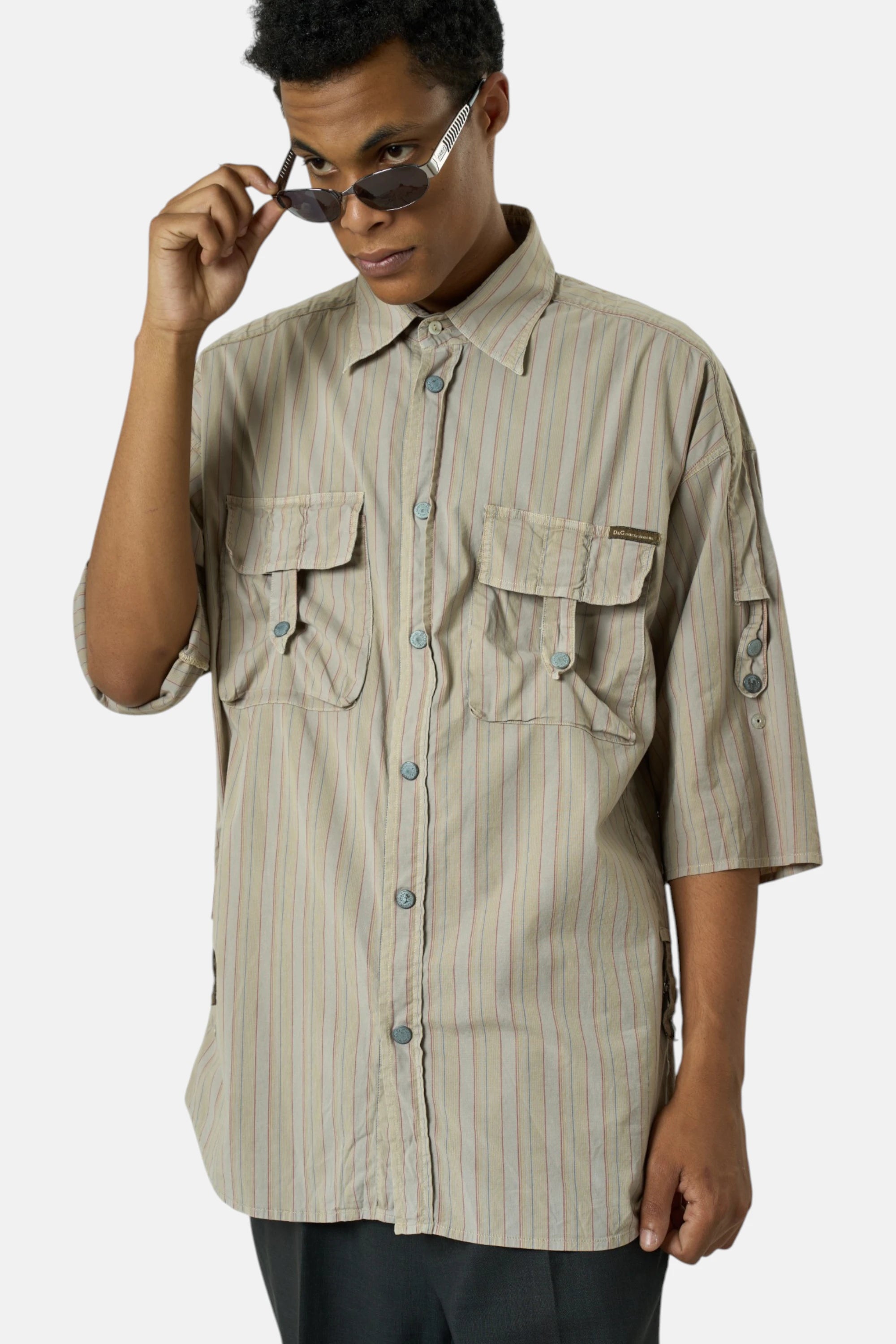 Dolce & Gabbana Camicia moka uomo vintage second hand, fronte