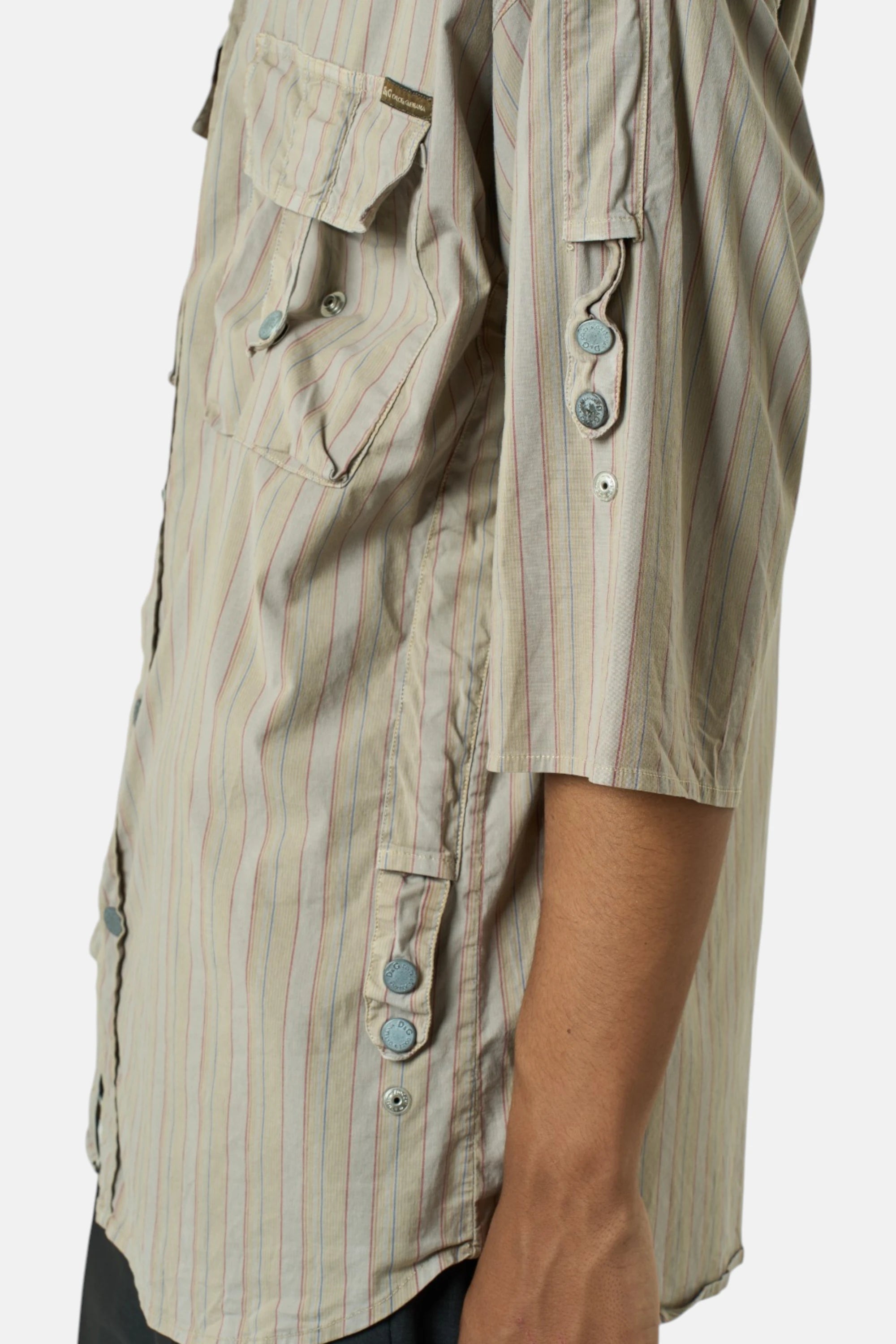 Dolce & Gabbana Camicia moka uomo vintage second hand, dettaglio firma