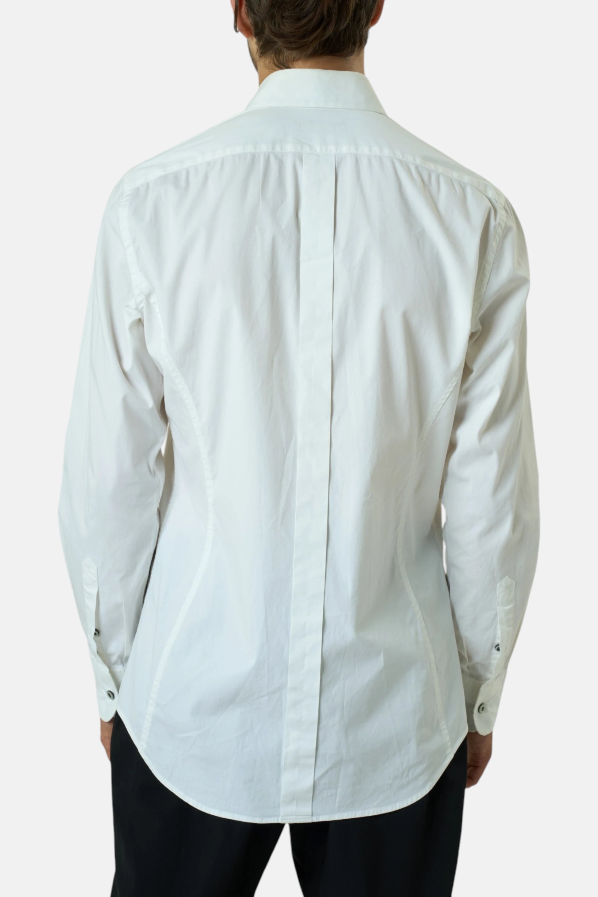 Dolce & Gabbana Camicia bianco uomo vintage second hand, dettaglio