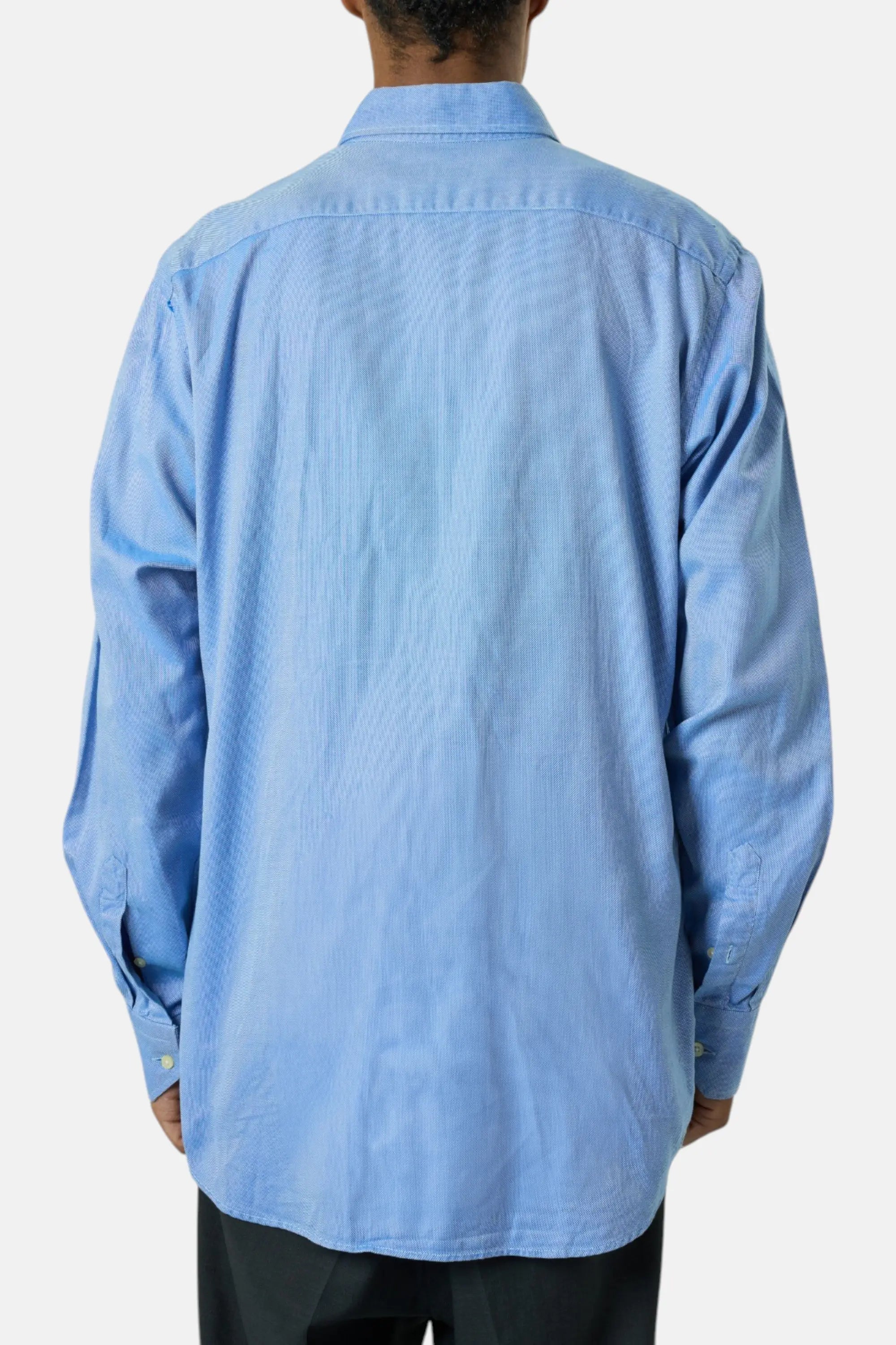Etro Camicia azzurro uomo vintage second hand, dettaglio