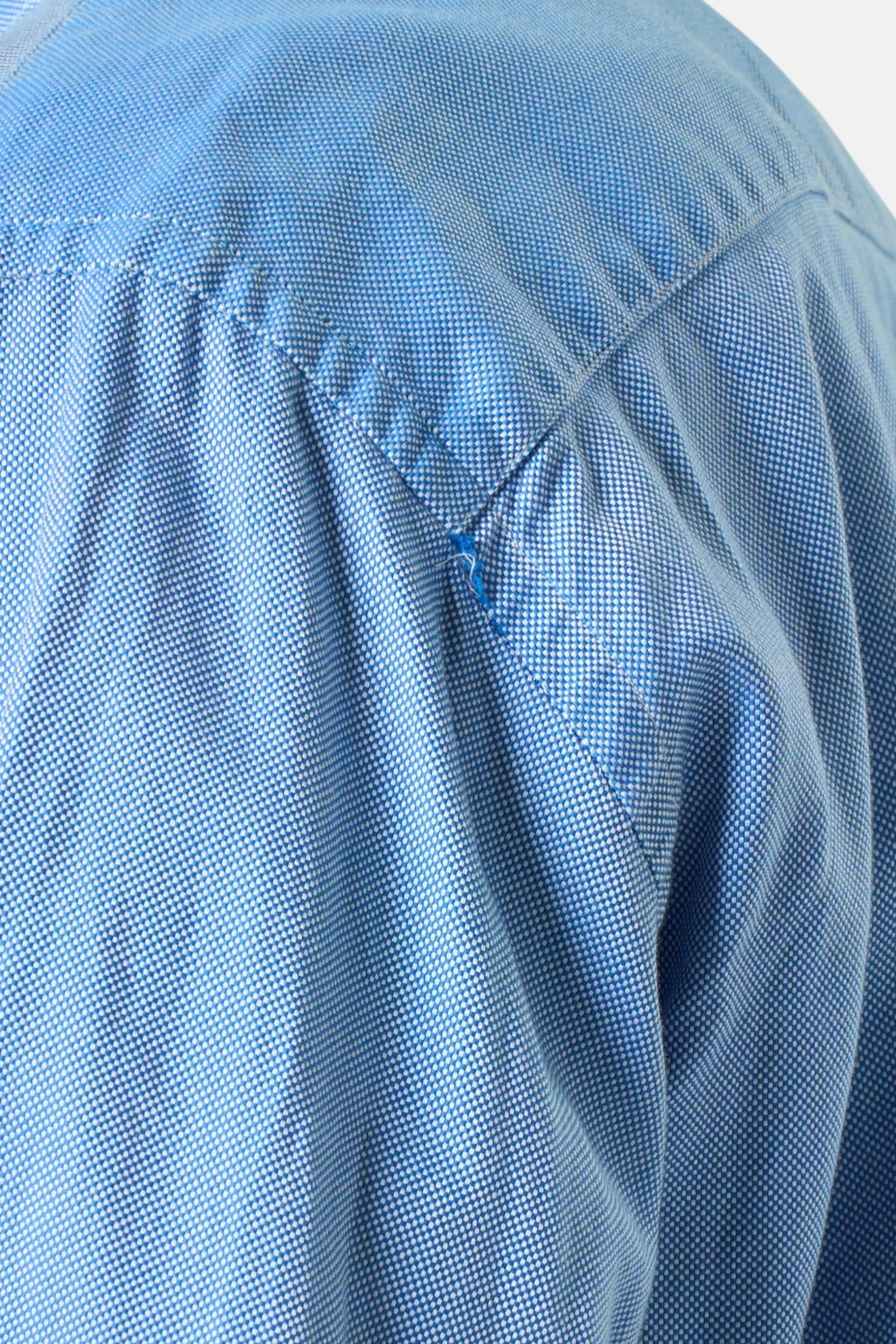 Etro Camicia azzurro uomo vintage second hand, dettaglio firma