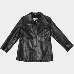 GIACCA IN PELLE A CAMICIA