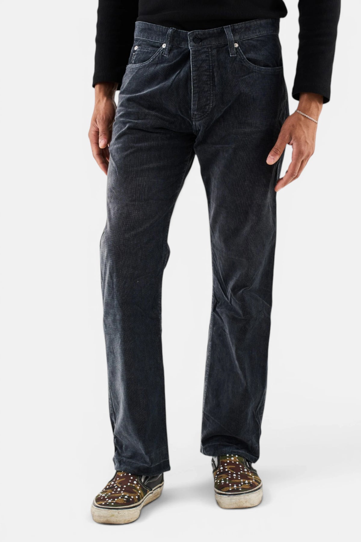 Jeans Armani black, vista frontale