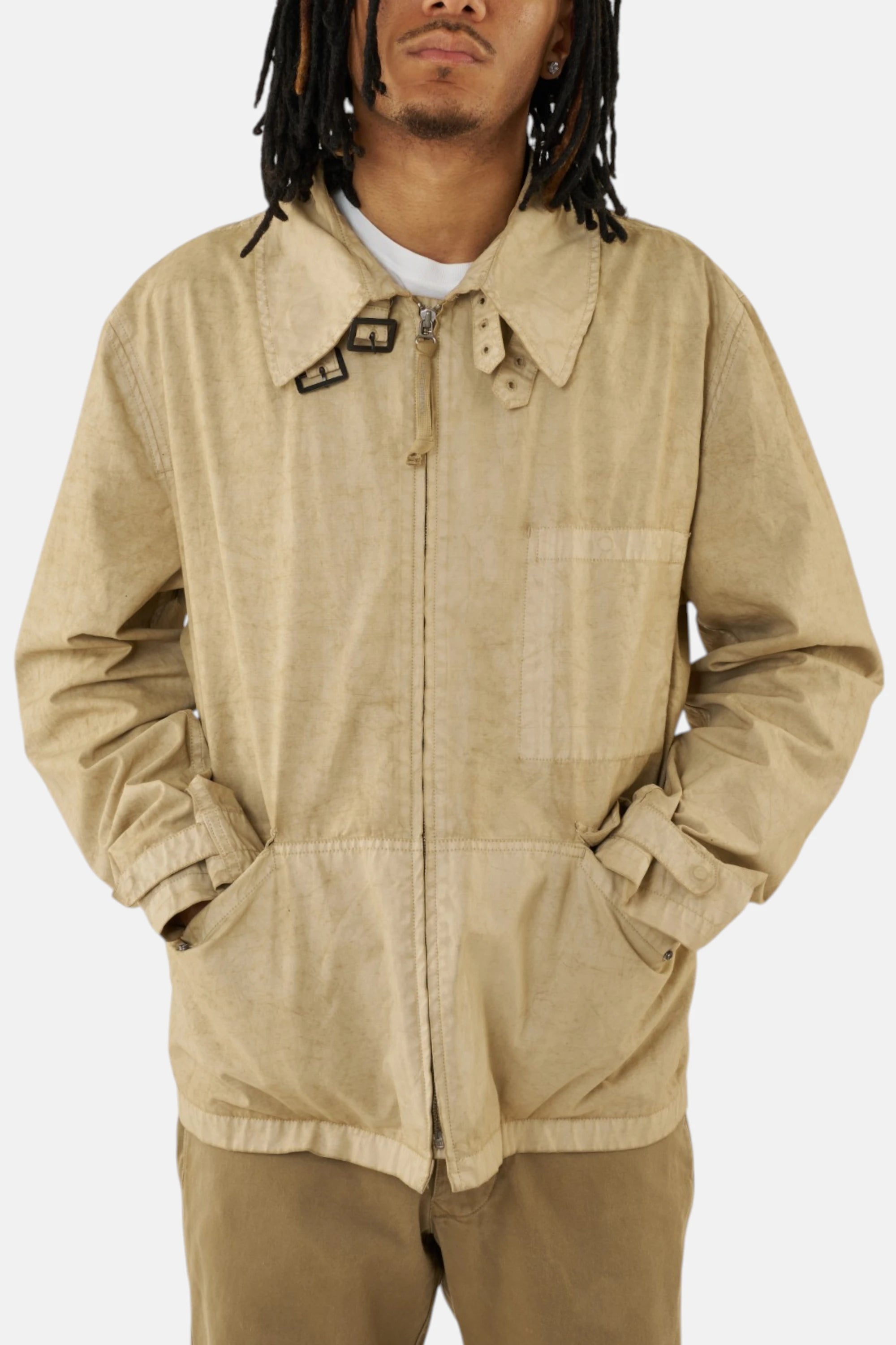 C.P. Company Jacket cerato beige, vista posteriore