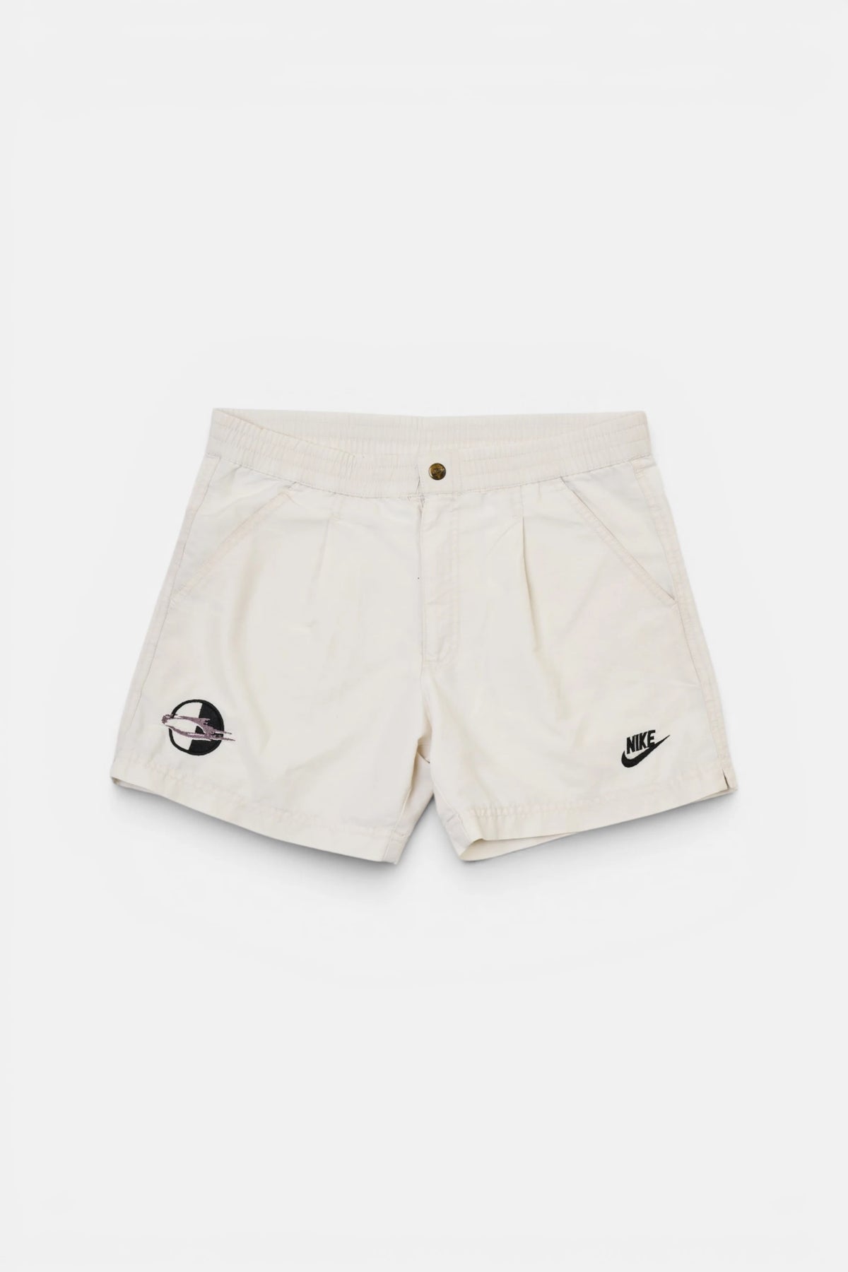 Short Nike panna, vista frontale