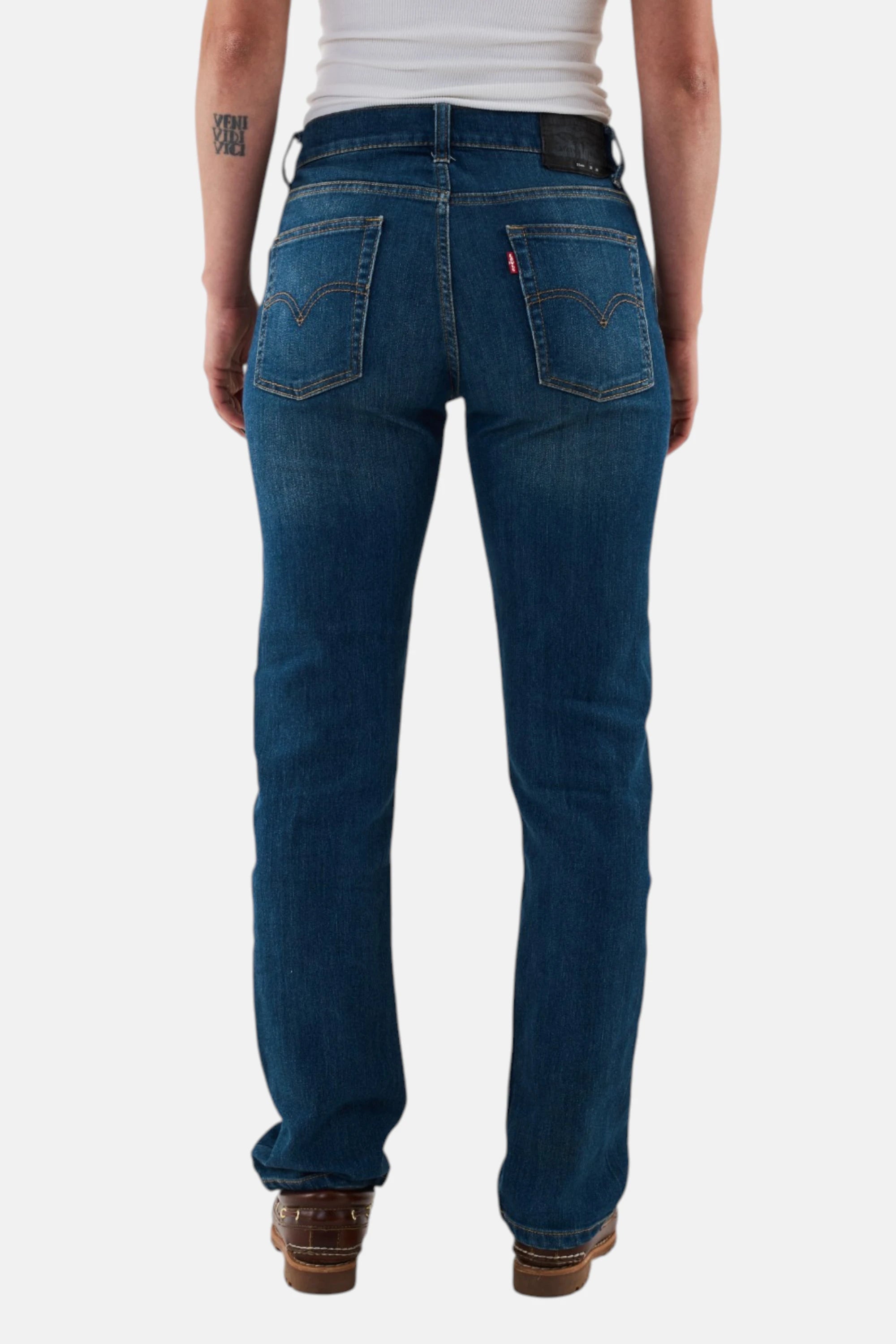 Jeans Levi's 511 slim denim donna, vista posteriore
