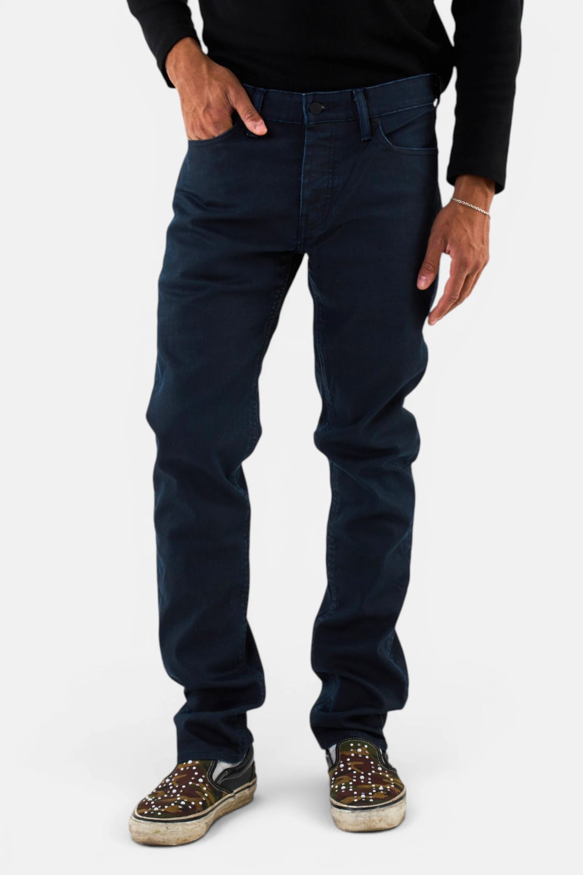 Jeans Levi's 511 dark blue, vista frontale