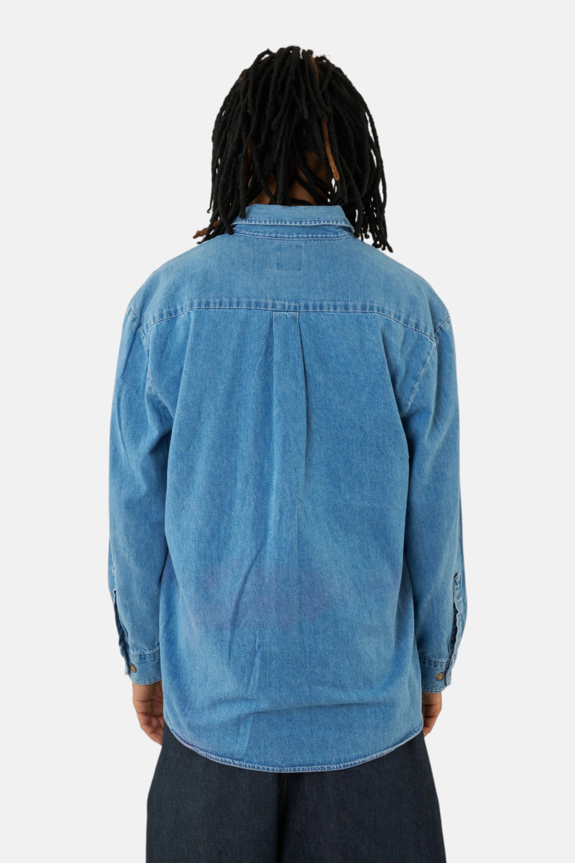 Dickies camicia denim, dettaglio tessuto