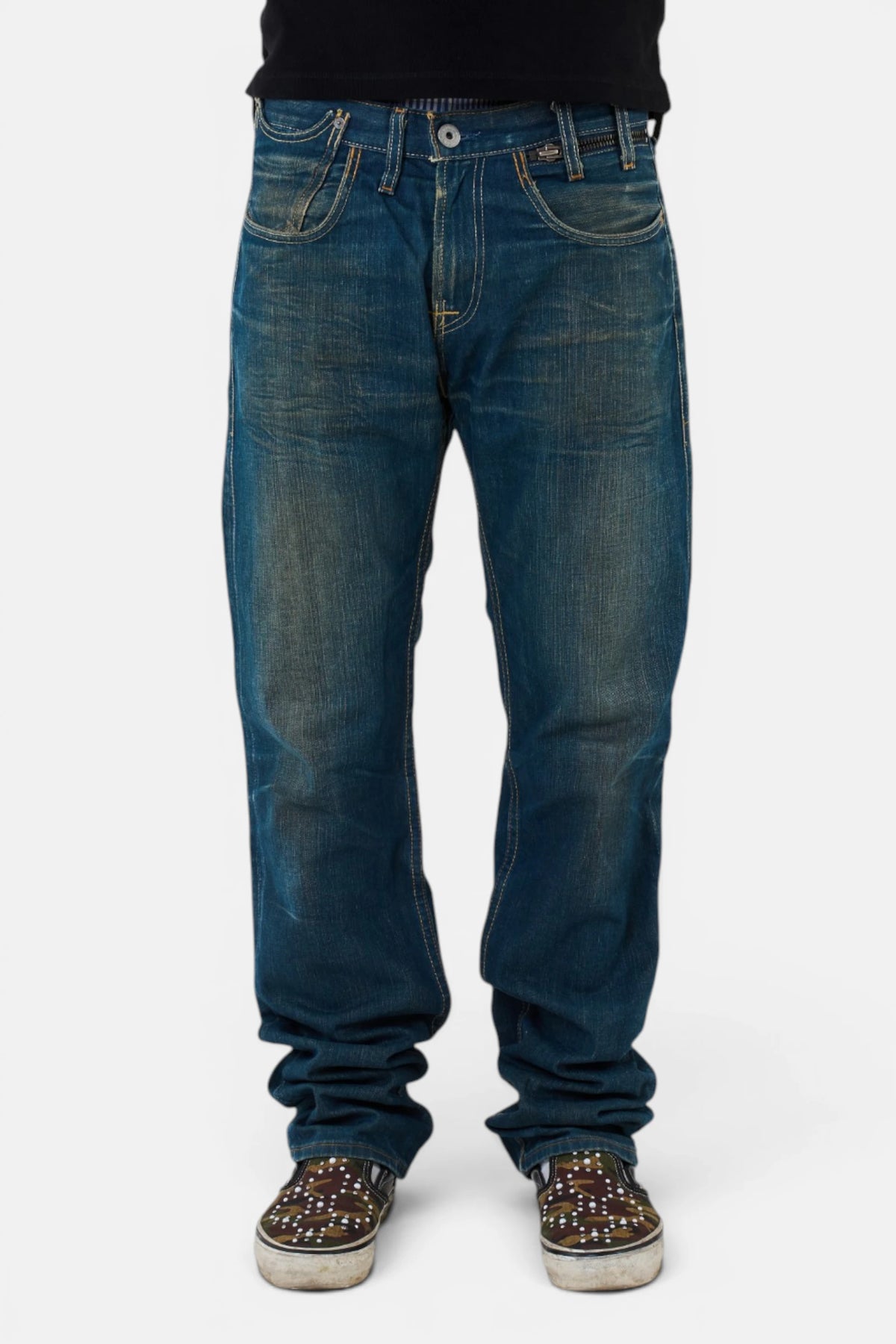 Denim Levi's 504, vista frontale