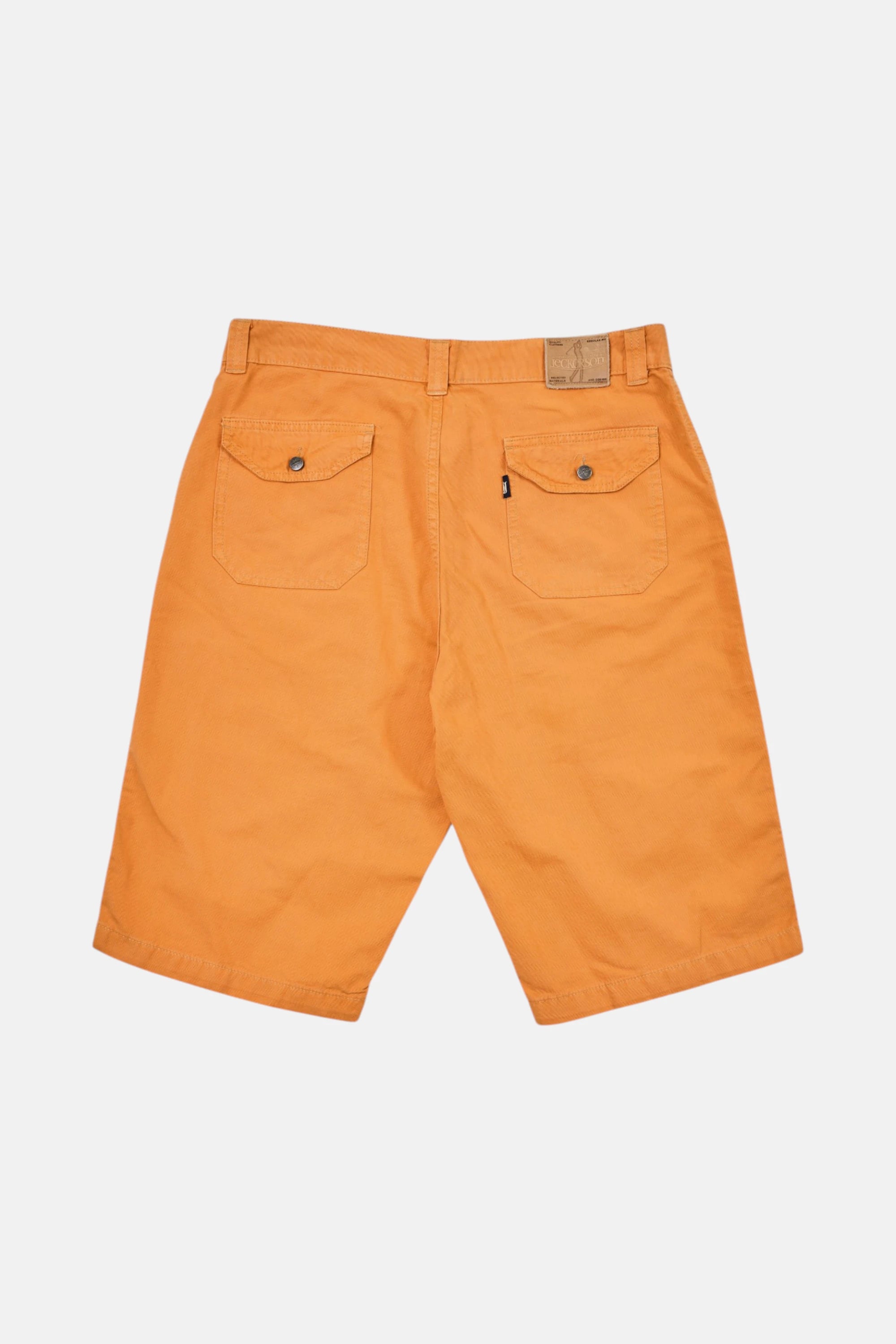 Bermuda Jackerson arancione, dettaglio