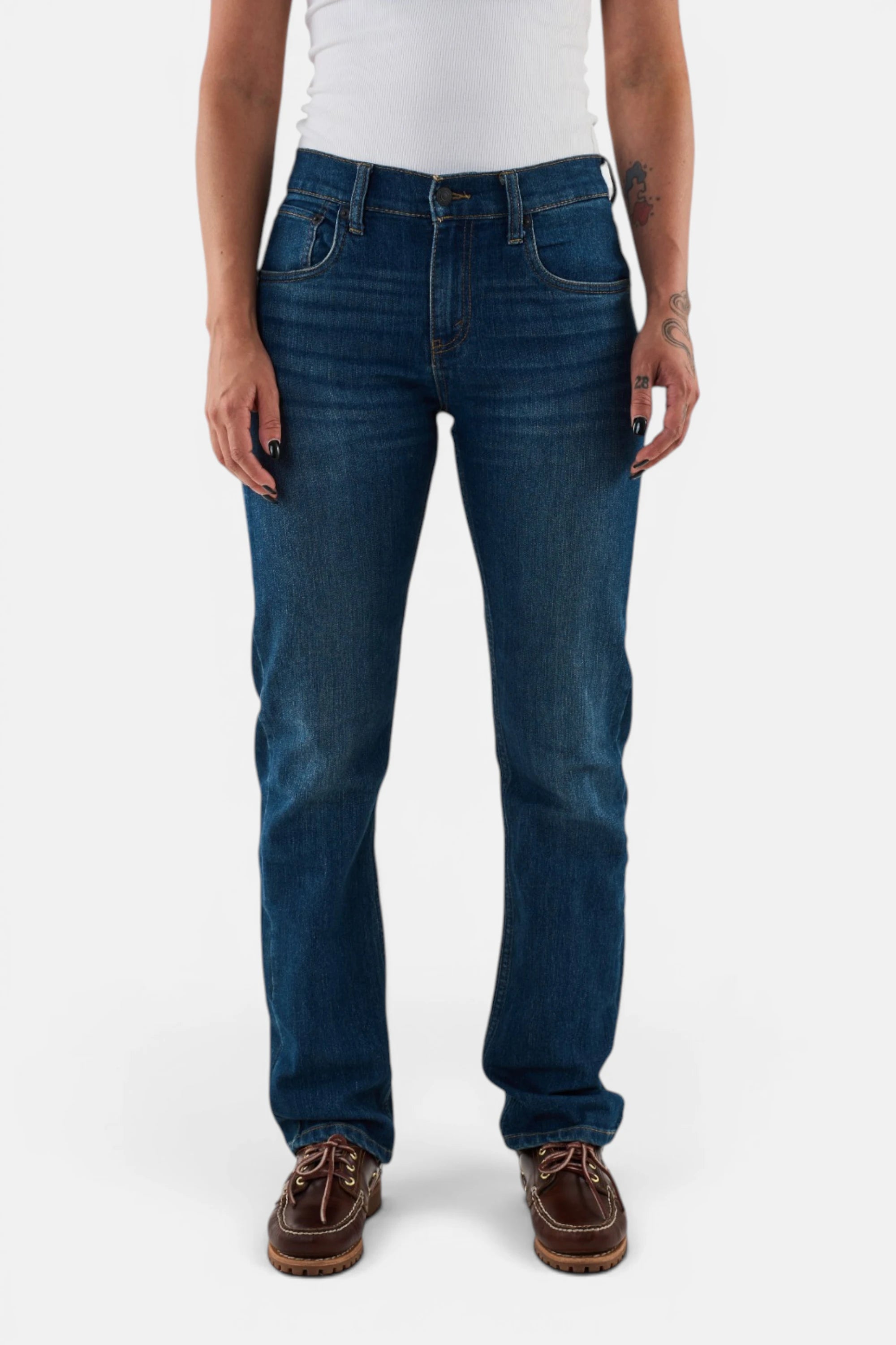 Jeans Levi's 511 slim denim donna, vista frontale