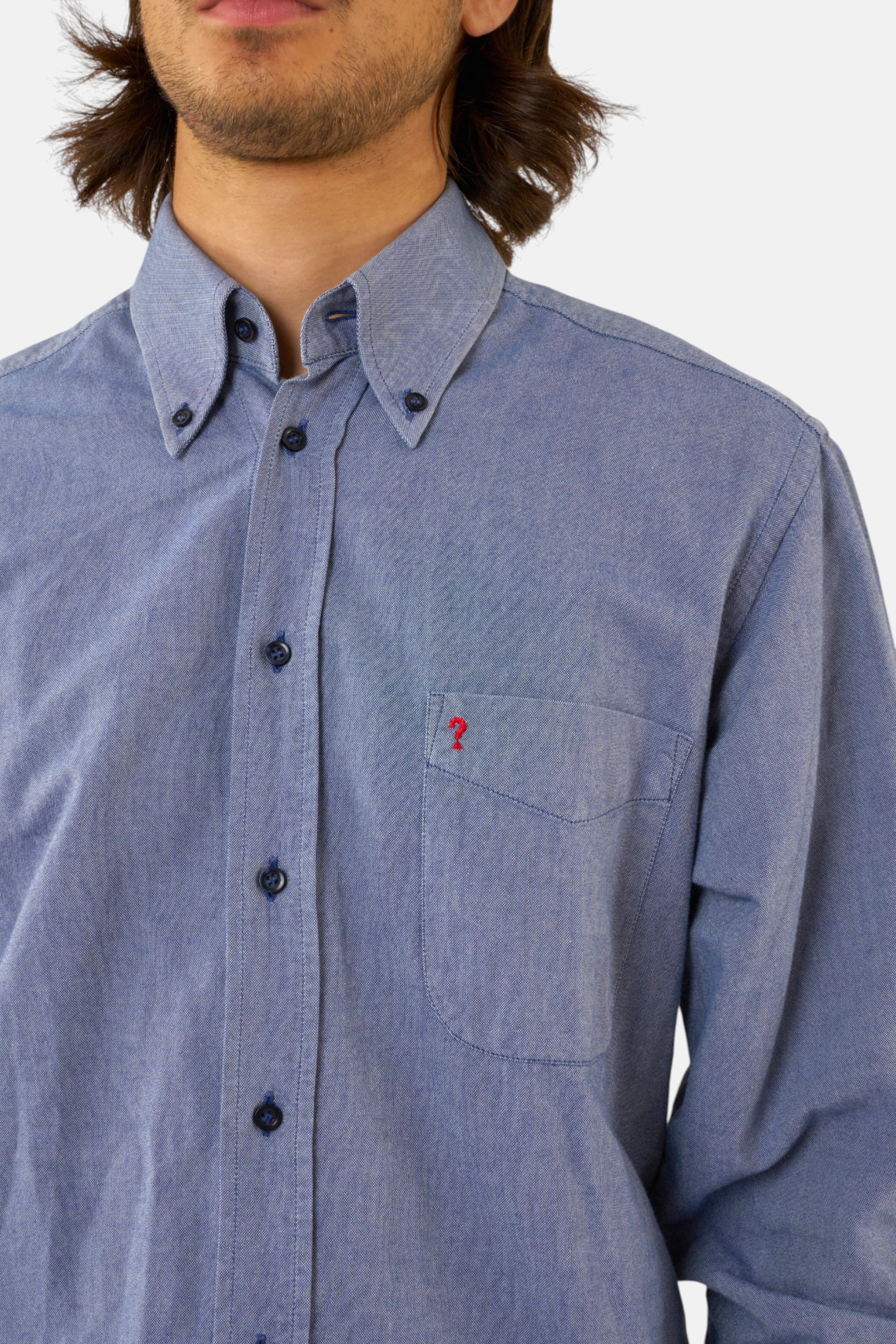 Guess camicia blue jeans, vista posteriore