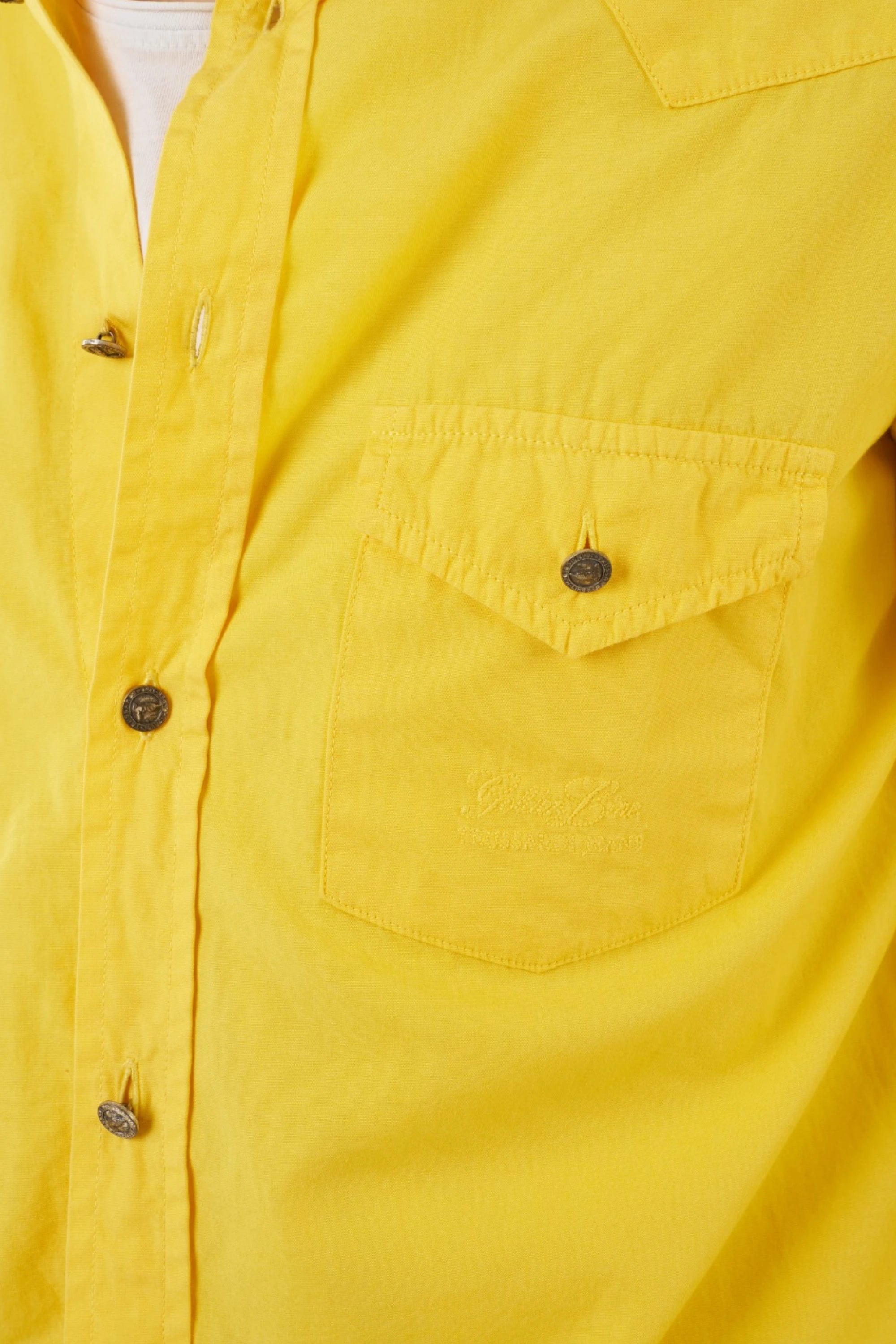 Trussardi Jeans camicia yellow, vista posteriore