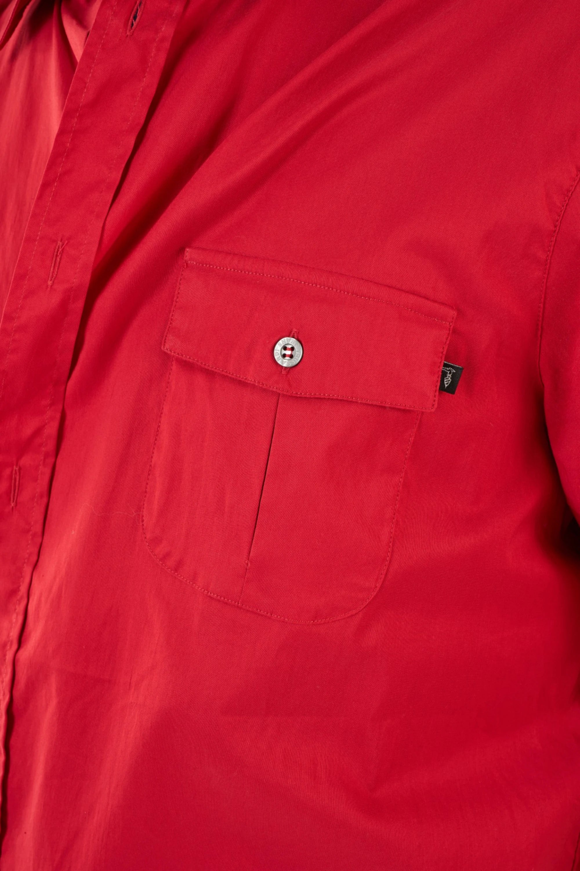 Trussardi Jeans camicia red blue, vista posteriore
