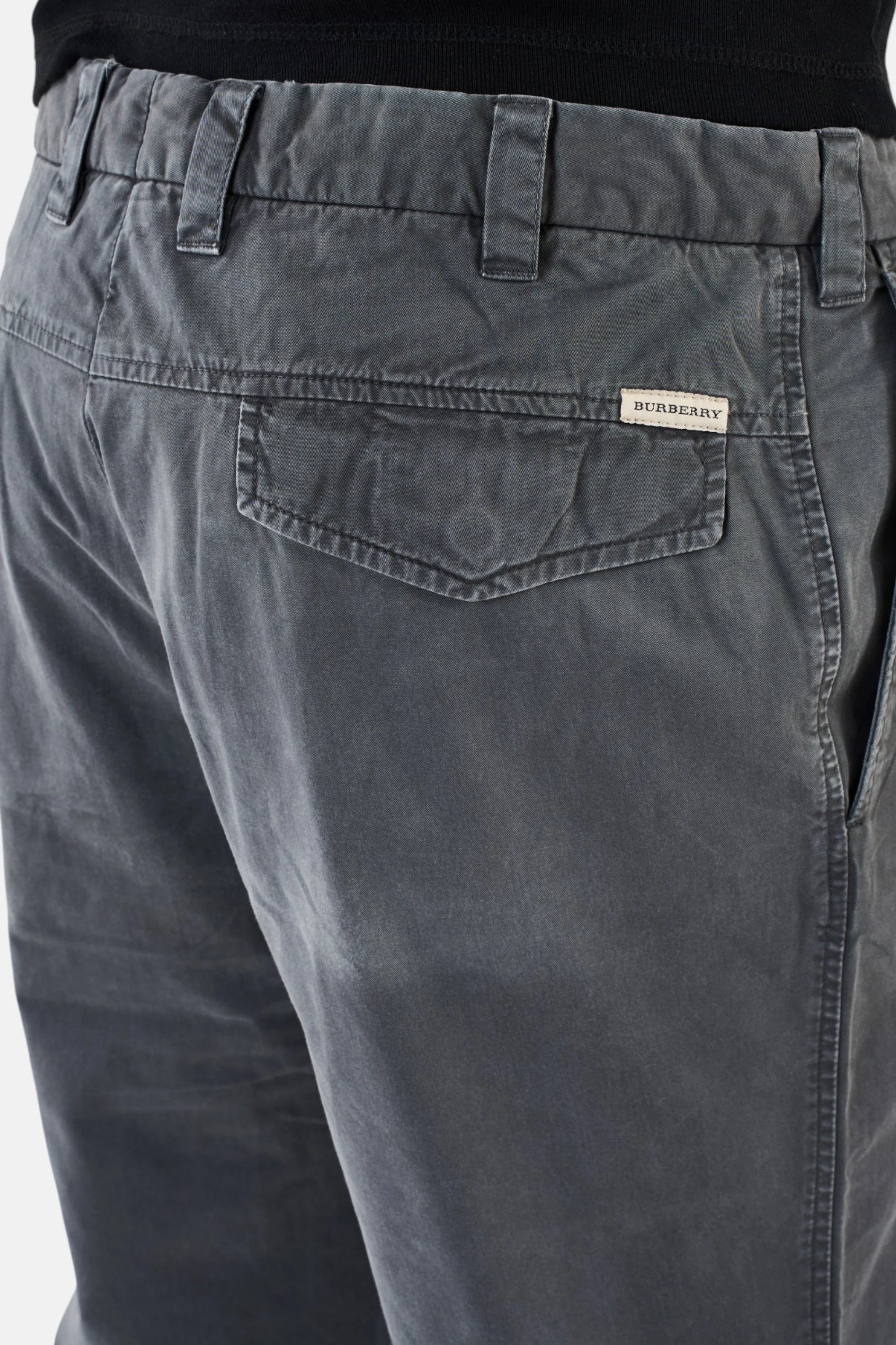Denim Burberry grigio, dettaglio