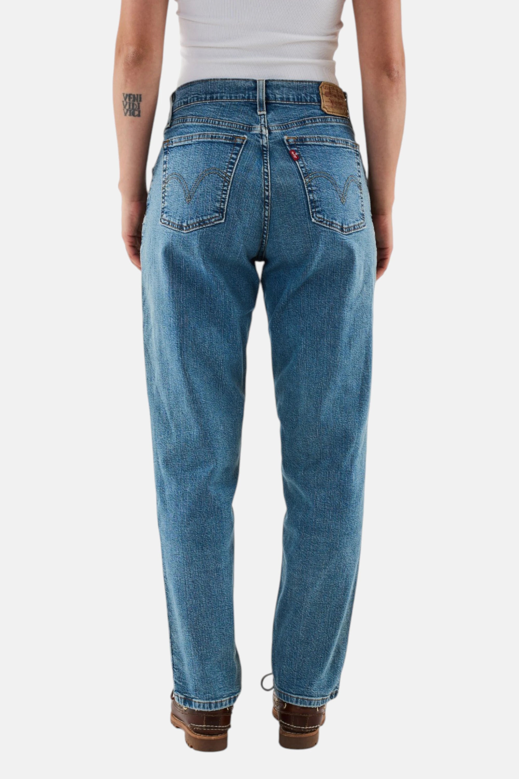 Jeans Levi's 550 Bootcut denim donna, vista posteriore