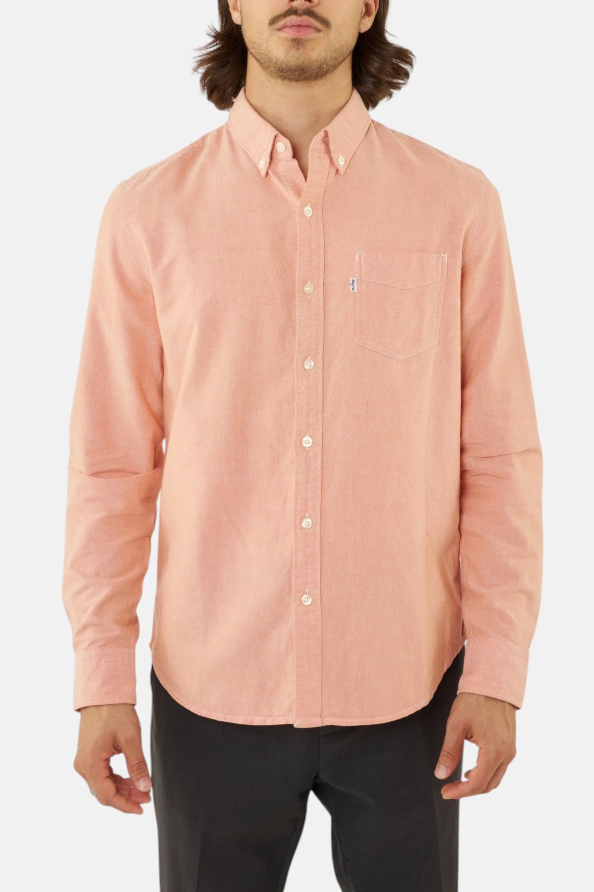 Levi's camicia salmone, vista frontale