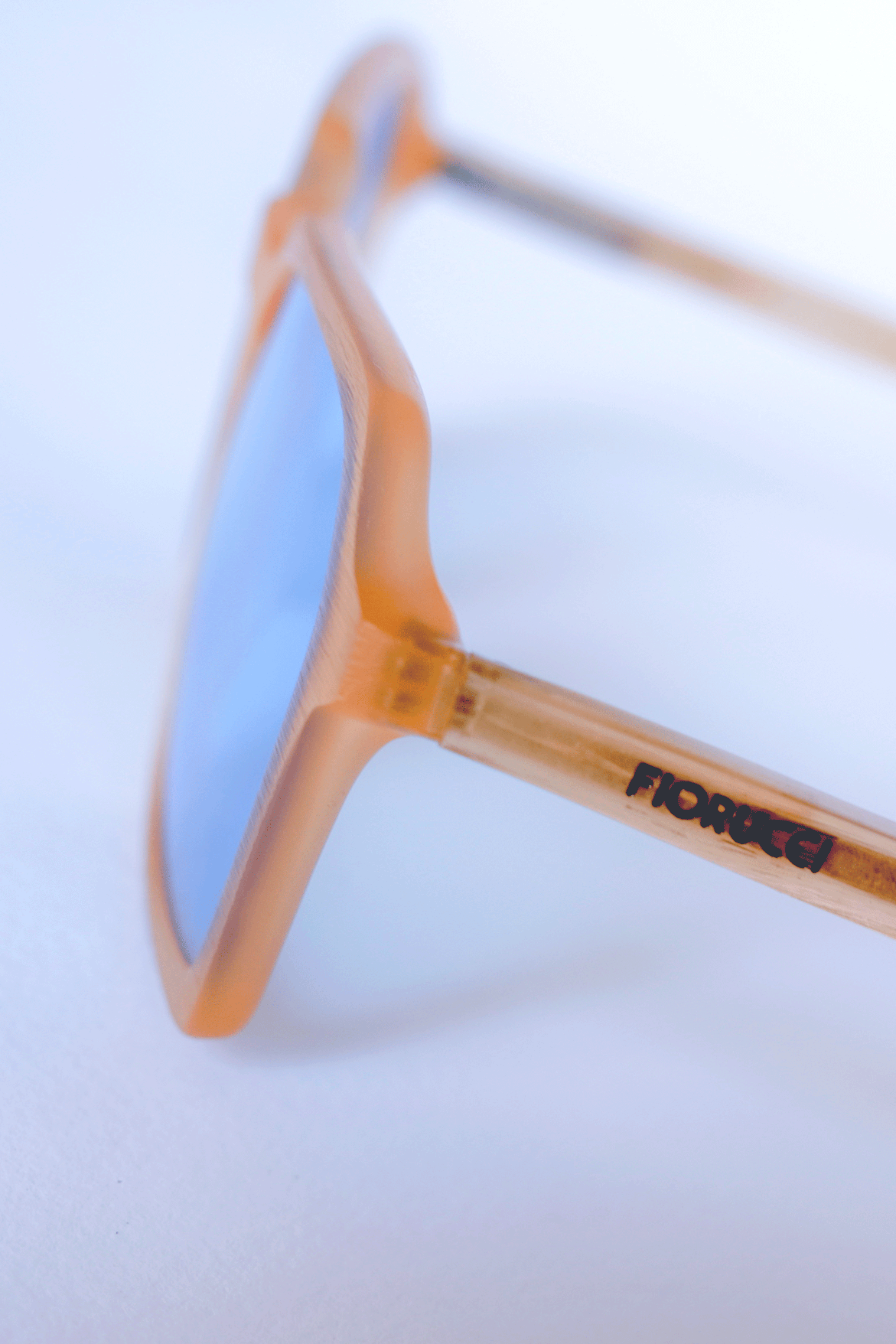 Fiorucci Occhiali Light Blue Salmon laterale