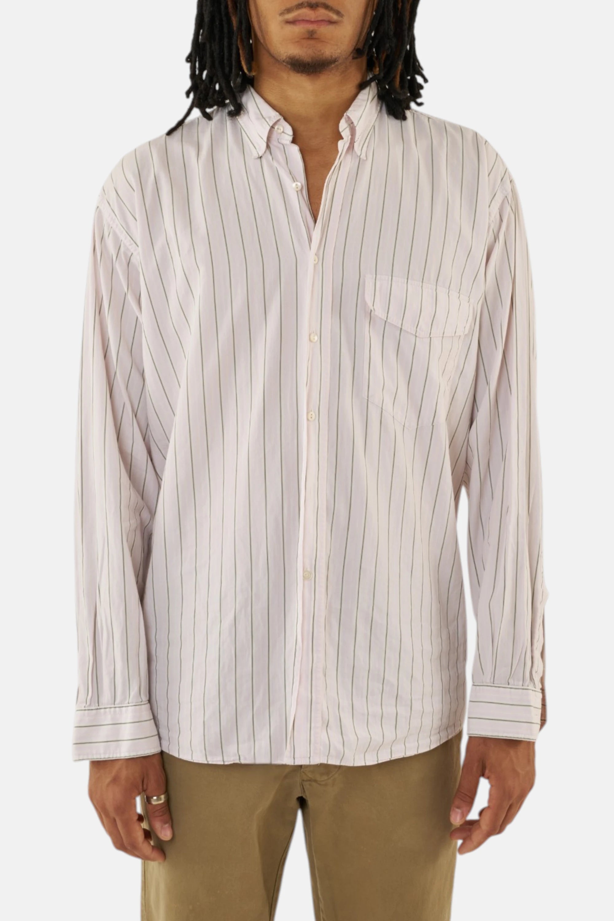 Hugo Boss camicia bianco verde, vista frontale