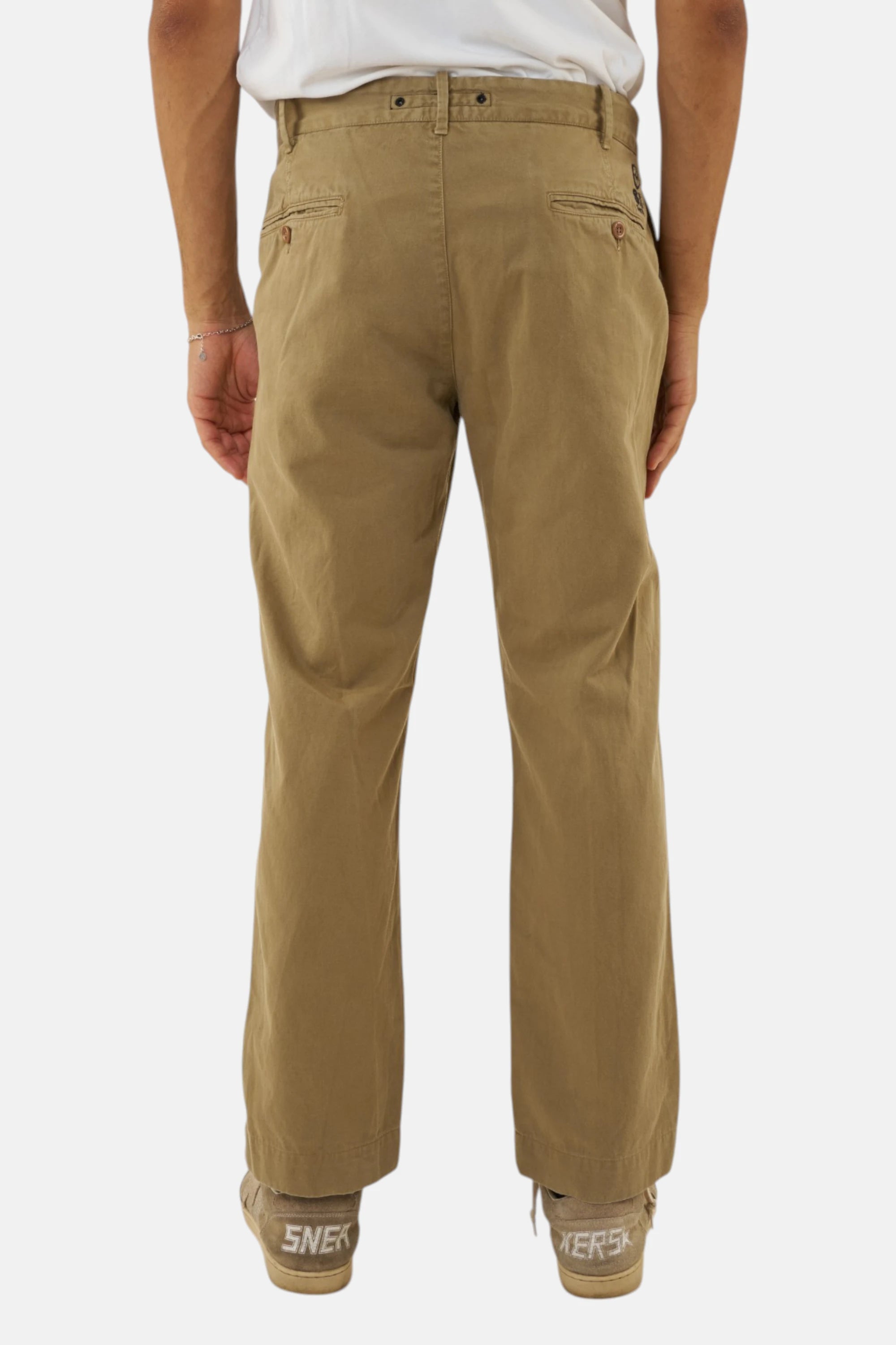 Stone Island pantalone dark beige, vista posteriore