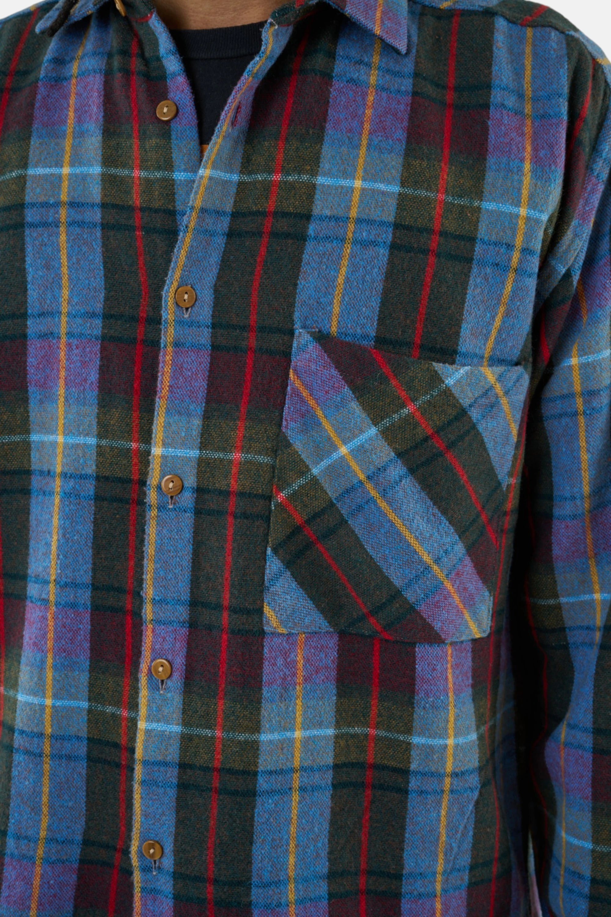 Marchi Nello camicia flanella, vista posteriore